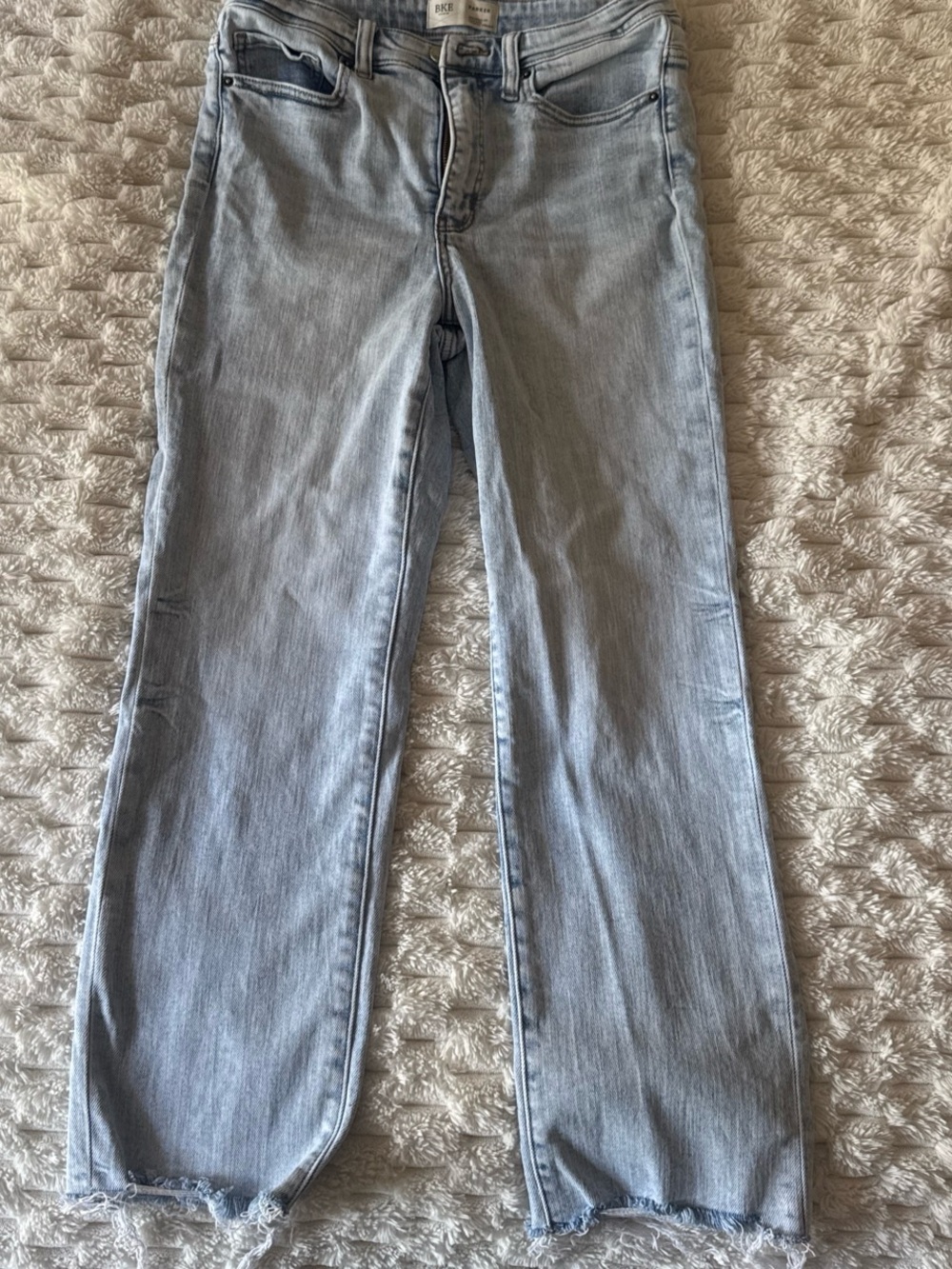 BKE Parker Light Wash Women’s Straight Leg Jeans - size 28